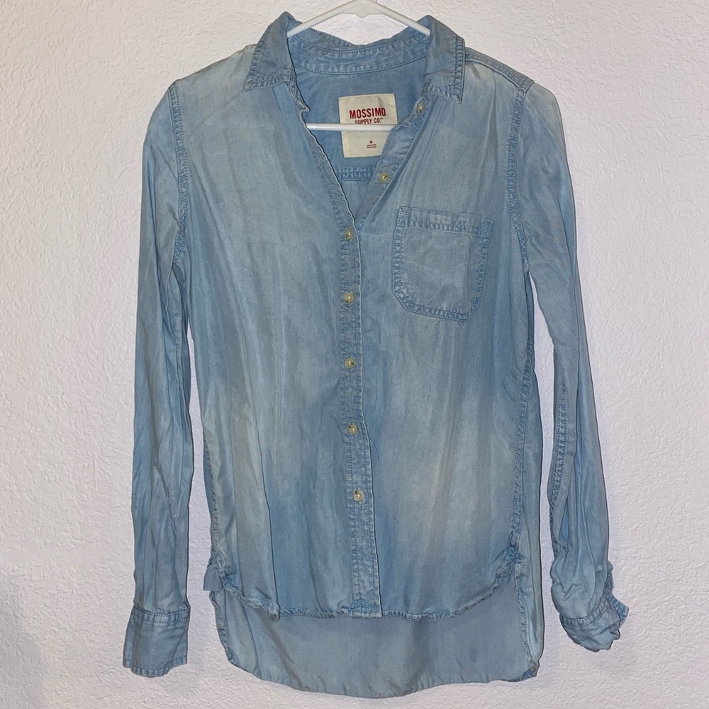mossimo supply co. denim shirt